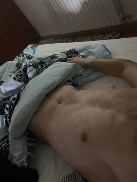 Laying in bed